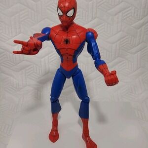 Marvel The Amazing Spider-Man 12" Talks Action Figure 2008 Collector Blue Red‎